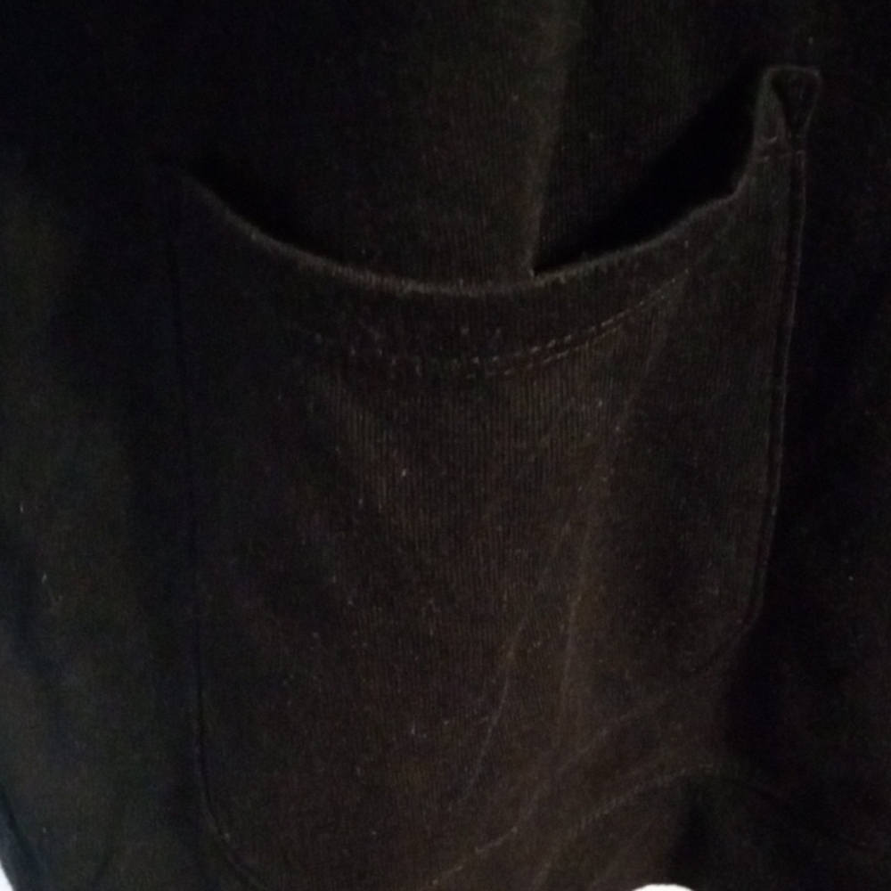 GAIAM Black Divine Wrap cardigan sweater - Picture 4 of 5